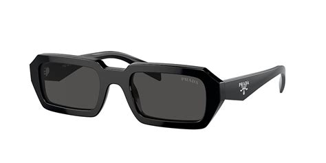 Prada PR A12SF 54 Dark Grey & Black Sunglasses 